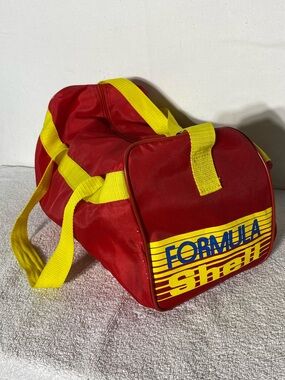 Vintage 80s/90s Formula Shell Racing Promotional Duffle Bag Travel Bag Nostalgia